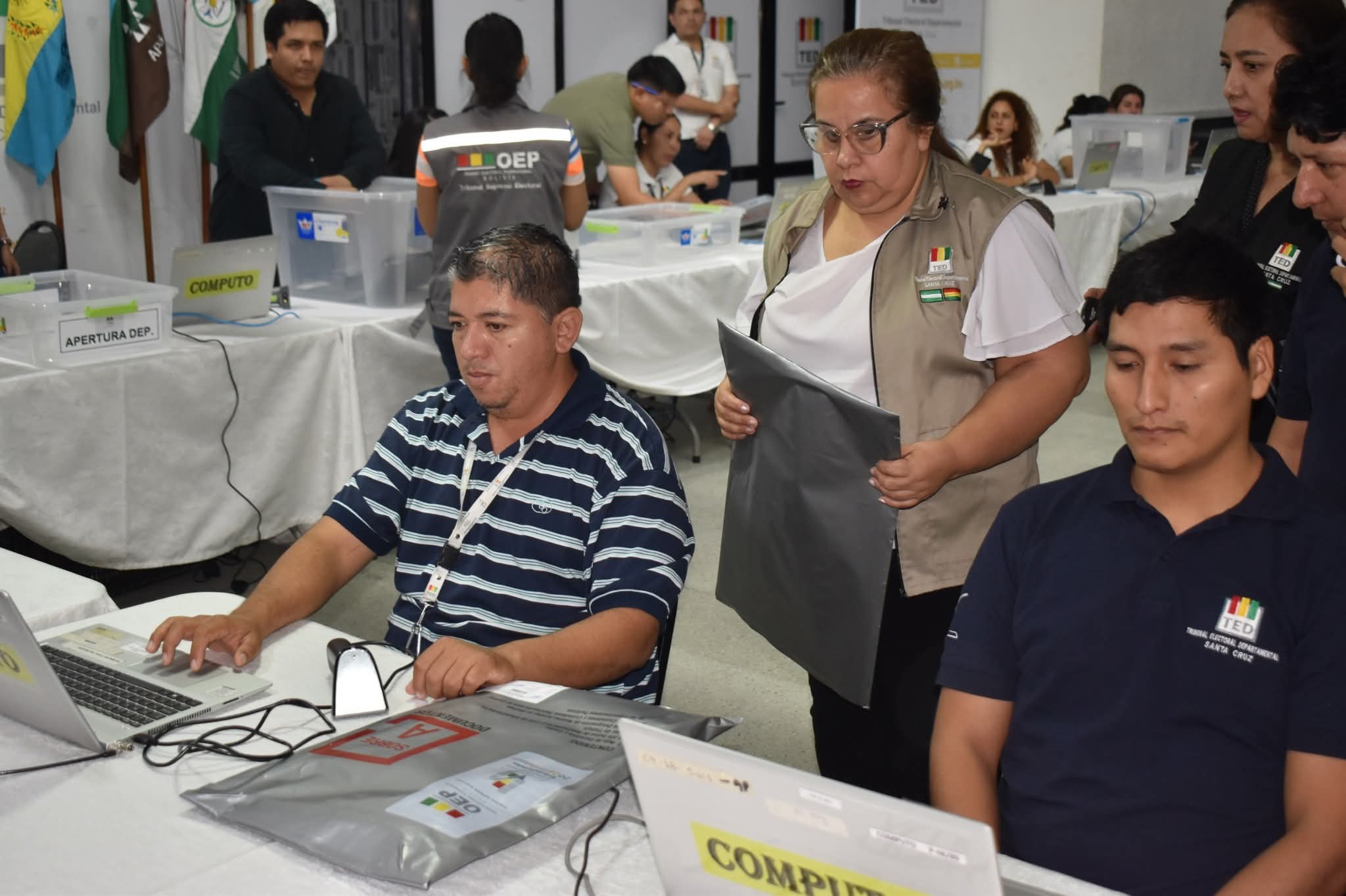TED confirma entrega de resultados del cómputo oficial de Santa Cruz para este lunes