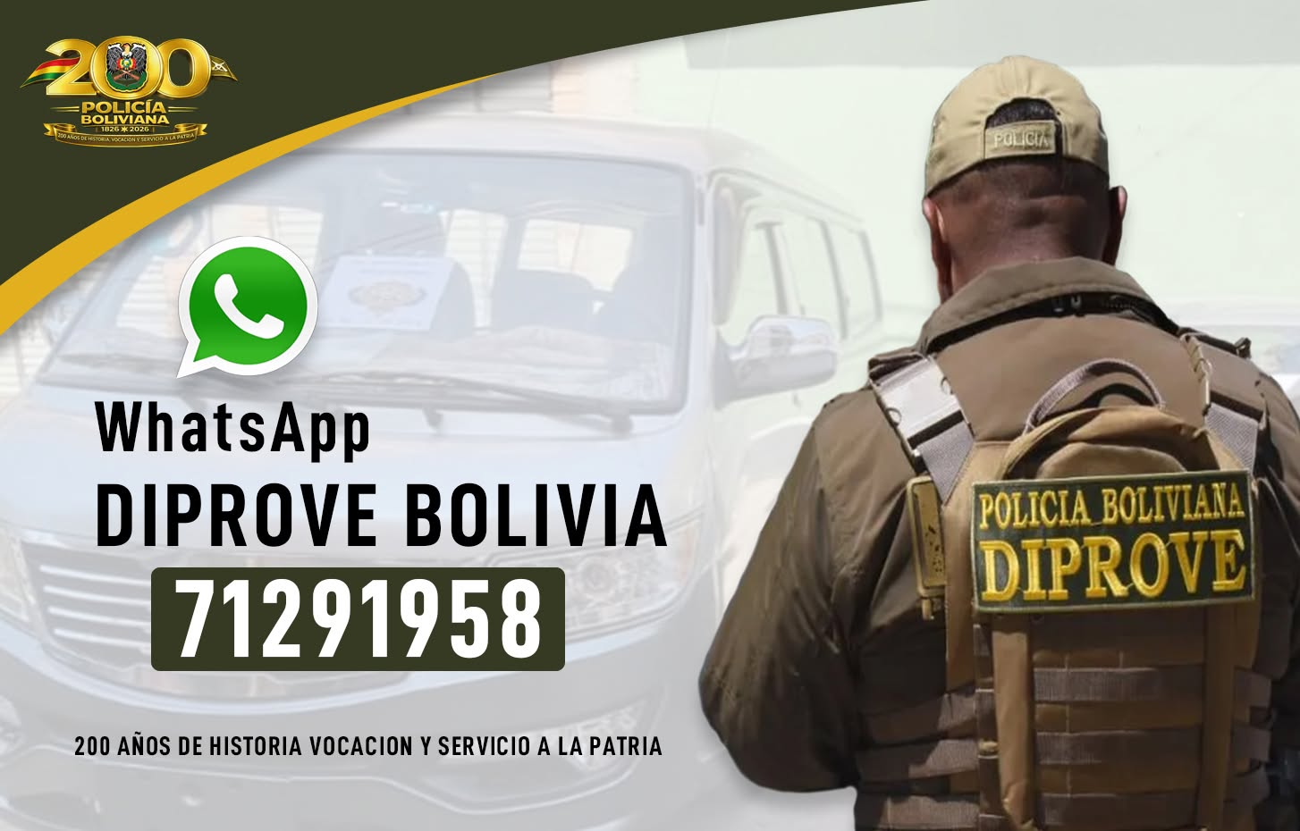 ¿Te robaron tu vehículo? DIPROVE habilita WhatsApp para brindar información oficial sobre recuperaciones y operativos