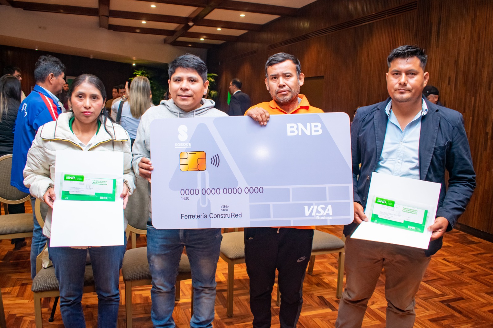 CONSTRURED de SOBOCE y el BNB impulsan el sector ferretero con una nueva solución de financiamiento