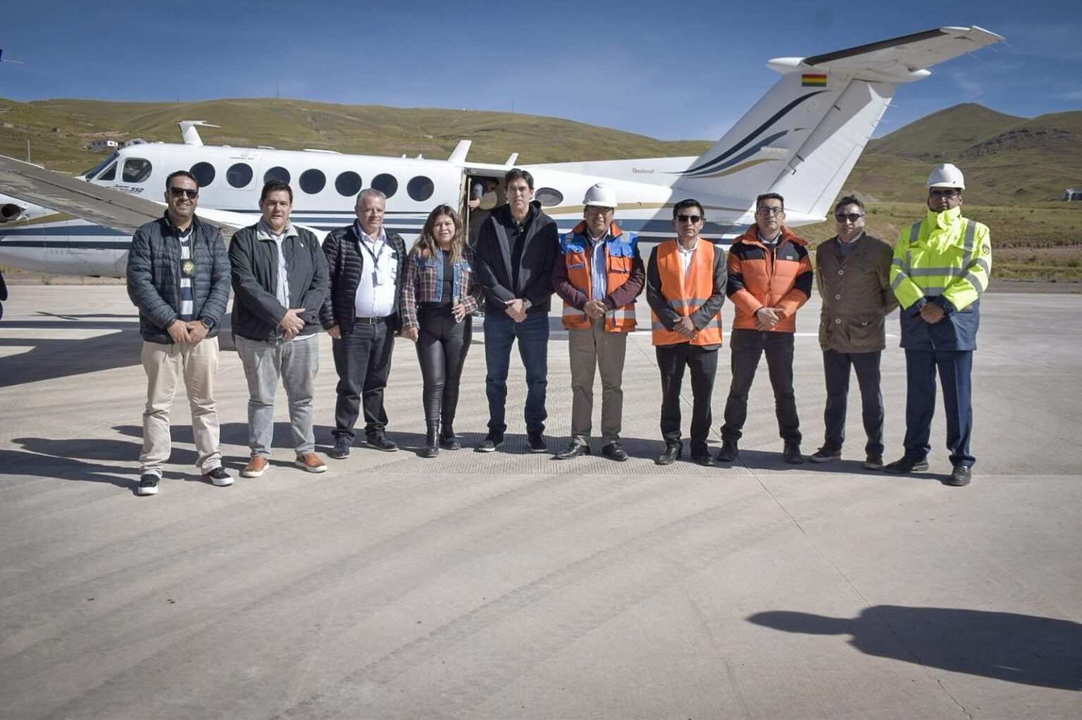 Aeropuerto Capitán Rojas de Potosí registra un primer aterrizaje en su nueva pista