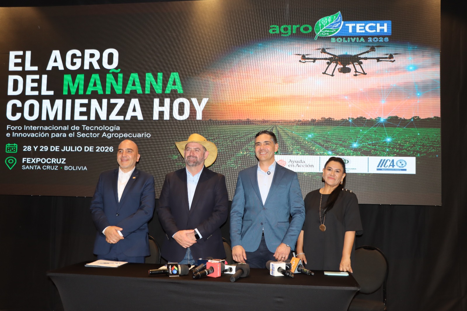 Tecnología, innovación y sostenibilidad marca el inicio del Foro Internacional AgroTECH Bolivia
