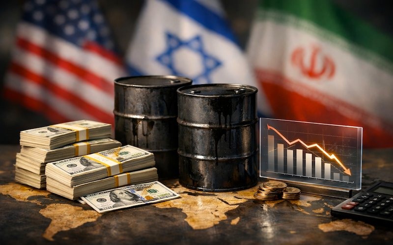 El petróleo de Texas sube un 2,82 %, hasta 88 dólares, ante escalada entre EE.UU. e Irán