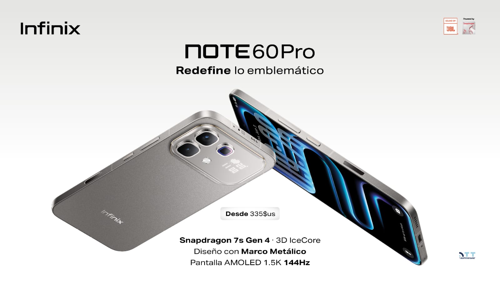 INFINIX presenta el NOTE 60 Pro en Bolivia: Potencia Snapdragon, pantalla trasera dinámica y sistema de enfriamiento avanzado