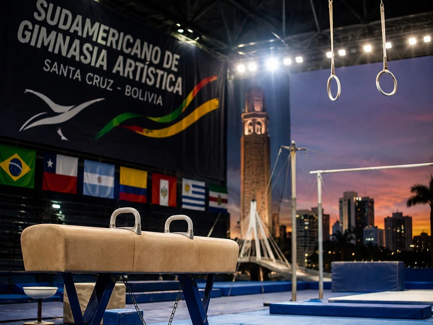Santa Cruz volverá a recibir un Sudamericano de Gimnasia Artística