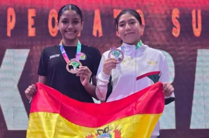 Bolivia brilla en Cartagena: 11 medallas y quinto puesto en el Sudamericano de Karate