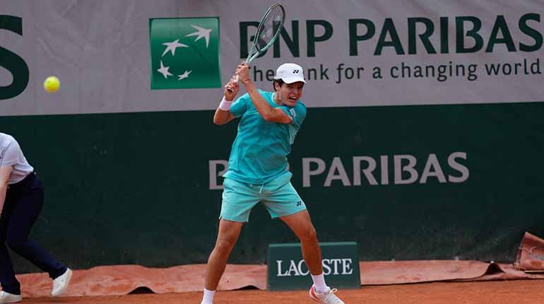 Juan Carlos Prado avanza a paso firme en el Roland Garros