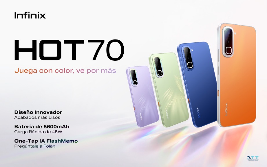 El poder de la IA en tus manos: INFINIX presenta el nuevo HOT 70 con un rendimiento, potencia y precio inigualable