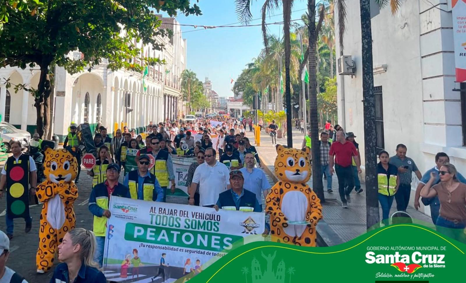 ¡Atención, Santa Cruz! Estas calles estarán cerradas por el Día Nacional del Peatón y del Ciclista