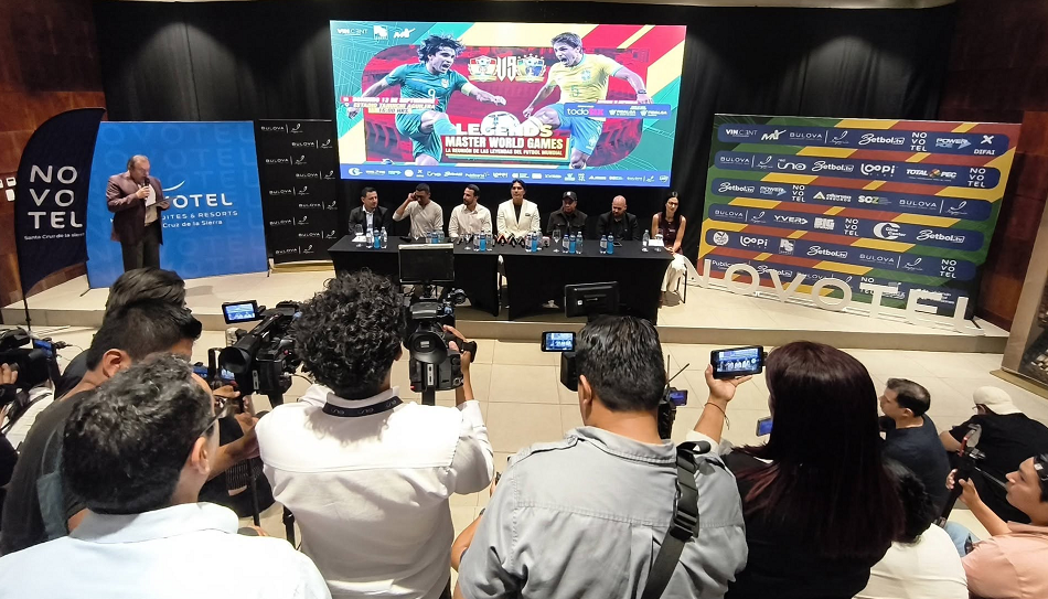 Campeones del mundo llegarán a Santa Cruz para enfrentar a leyendas de Bolivia