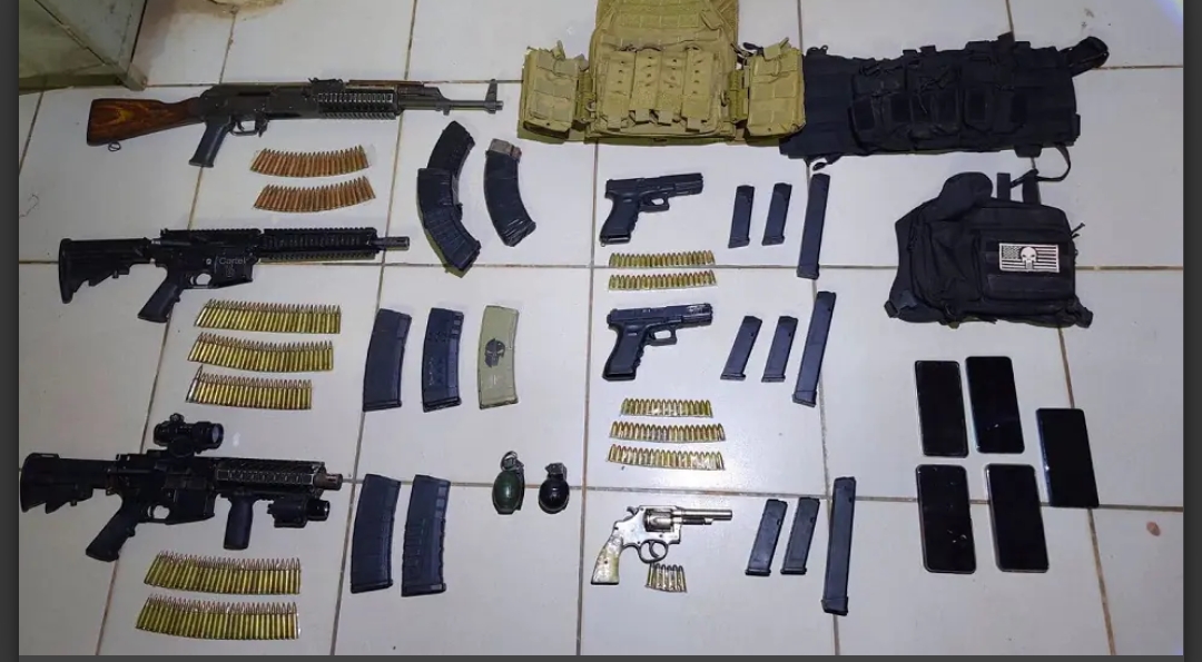 La Policía halla armas de guerra durante operativo en Beni