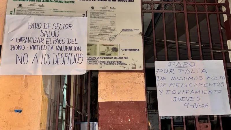 Trabajadores de salud acatan paro nacional este jueves; denuncian despidos injustificados y falta de equipamiento